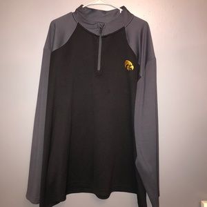 Men’s 3x Iowa Hawkeyes Black pullover jacket